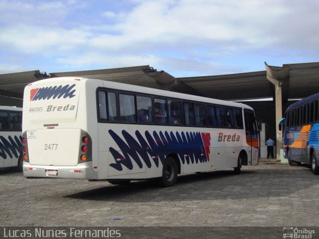 Breda Transportes e Serviços 2477 na cidade de Mongaguá, São Paulo, Brasil, por Lucas Nunes Fernandes. Número da foto: #1585069.