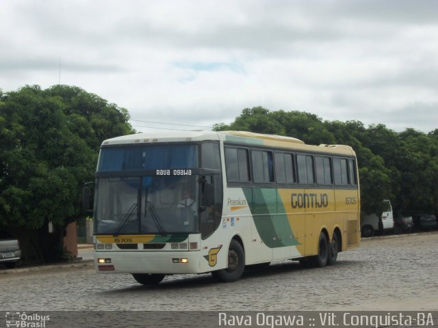 Empresa Gontijo de Transportes 15705 na cidade de Vitória da Conquista, Bahia, Brasil, por Rava Ogawa. Número da foto: #1584634.