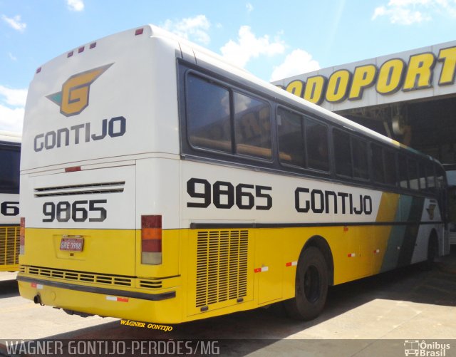 Empresa Gontijo de Transportes 9865 na cidade de Perdões, Minas Gerais, Brasil, por Wagner Gontijo Várzea da Palma-mg. Número da foto: #1586269.