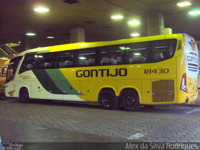 Empresa Gontijo de Transportes 18430 na cidade de Belo Horizonte, Minas Gerais, Brasil, por Alex da Silva Rodrigues. Número da foto: #1586664.