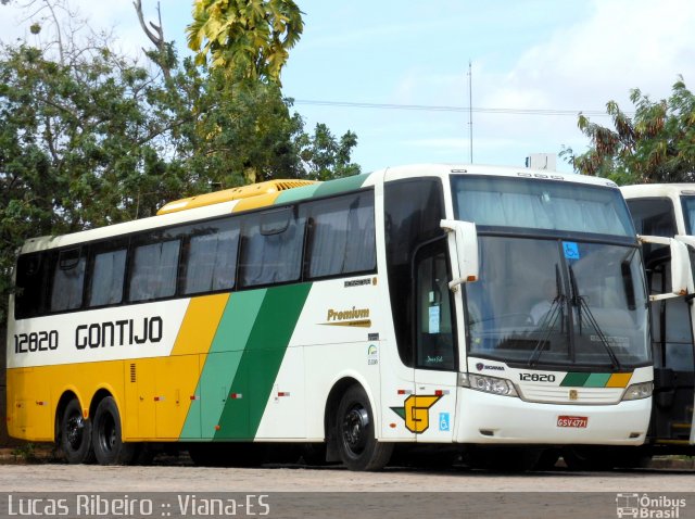 Empresa Gontijo de Transportes 12820 na cidade de Viana, Espírito Santo, Brasil, por Lucas Ribeiro de Souza Ferreira. Número da foto: #1586418.