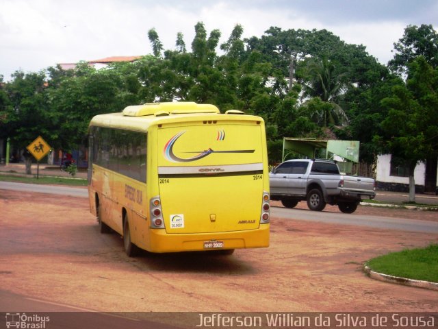 Viação Expresso Silva 2014 na cidade de Miranda do Norte, Maranhão, Brasil, por Jefferson Willian da Silva de Sousa. Número da foto: #1587518.