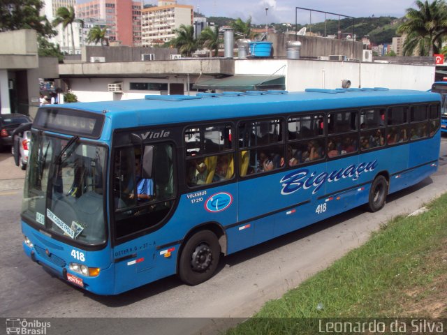 Biguaçu Transportes Coletivos Administração e Participação 418 na cidade de Florianópolis, Santa Catarina, Brasil, por Leonardo da Silva. Número da foto: #1585901.