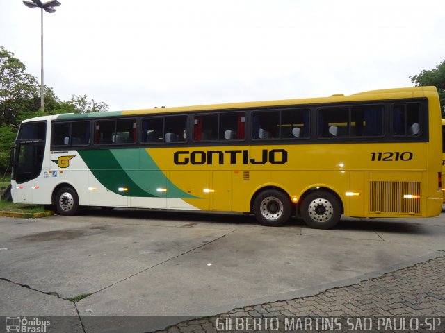 Empresa Gontijo de Transportes 11210 na cidade de São Paulo, São Paulo, Brasil, por Gilberto Martins. ID da foto: 1586914.