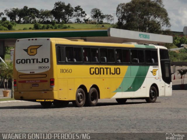Empresa Gontijo de Transportes 11060 na cidade de Perdões, Minas Gerais, Brasil, por Wagner Gontijo Várzea da Palma-mg. Número da foto: #1588079.