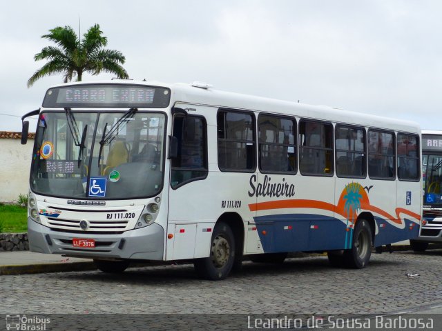 Auto Viação Salineira RJ 111.020 na cidade de Cabo Frio, Rio de Janeiro, Brasil, por Leandro de Sousa Barbosa. Número da foto: #1589076.