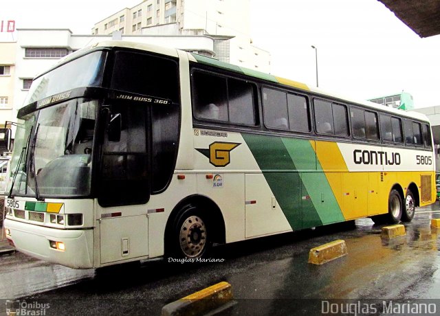 Empresa Gontijo de Transportes 5805 na cidade de Belo Horizonte, Minas Gerais, Brasil, por Douglas Mariano. ID da foto: 1587918.