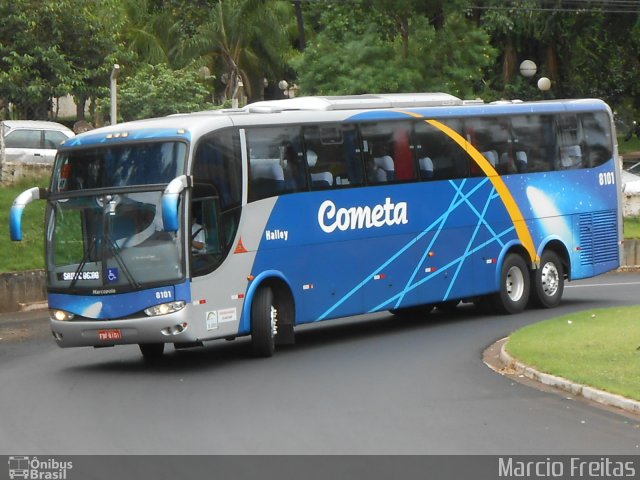 Viação Cometa 8101 na cidade de Ribeirão Preto, São Paulo, Brasil, por Marcio Freitas. ID da foto: 1591567.