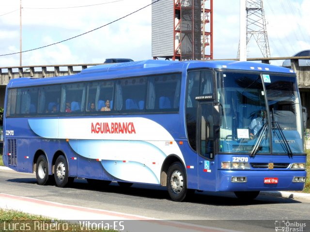 Viação Águia Branca 22470 na cidade de Vitória, Espírito Santo, Brasil, por Lucas Ribeiro de Souza Ferreira. Número da foto: #1591579.