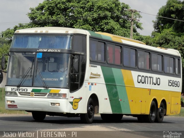 Empresa Gontijo de Transportes 15890 na cidade de Teresina, Piauí, Brasil, por João Victor. ID da foto: 1591321.