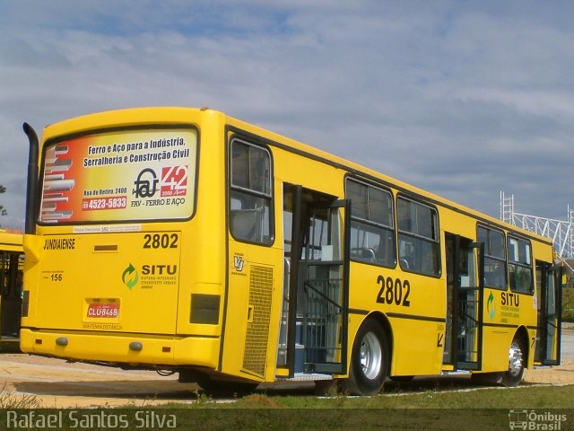 Viação Jundiaiense 2802 na cidade de Jundiaí, São Paulo, Brasil, por Rafael Santos Silva. ID da foto: 1591149.