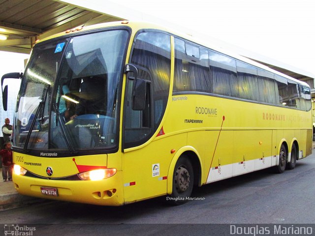 Viação Itapemirim 7005 na cidade de Belo Horizonte, Minas Gerais, Brasil, por Douglas Mariano. ID da foto: 1590598.