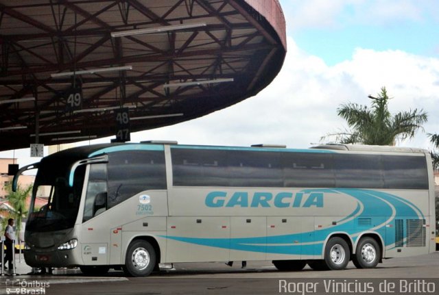Viação Garcia 7502 na cidade de Londrina, Paraná, Brasil, por Roger Vinicius de Britto. Número da foto: #1589758.