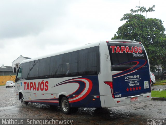 Tapajós Turismo 4088 na cidade de Santos, São Paulo, Brasil, por Matheus  Scheguschewsky. Número da foto: #1589931.