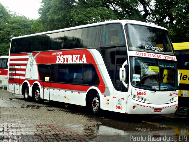 Auto Viação Estrela 6060 na cidade de São Paulo, São Paulo, Brasil, por Paulo Ricardo. Número da foto: #1593433.