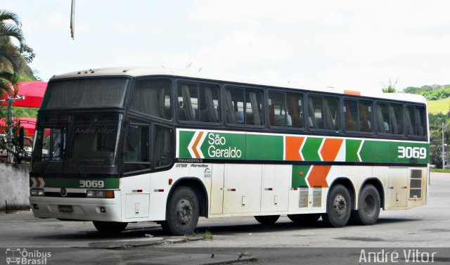 Cia. São Geraldo de Viação 3069 na cidade de Paraíba do Sul, Rio de Janeiro, Brasil, por André Vitor  Silva dos Santos. ID da foto: 1592045.