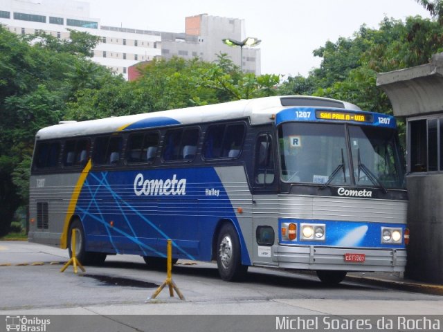 Viação Cometa 1207 na cidade de São Paulo, São Paulo, Brasil, por Michel Soares da Rocha. ID da foto: 1592888.