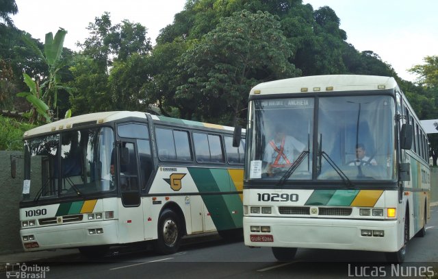 Empresa Gontijo de Transportes 10290 na cidade de Belo Horizonte, Minas Gerais, Brasil, por Lucas Nunes. ID da foto: 1593578.