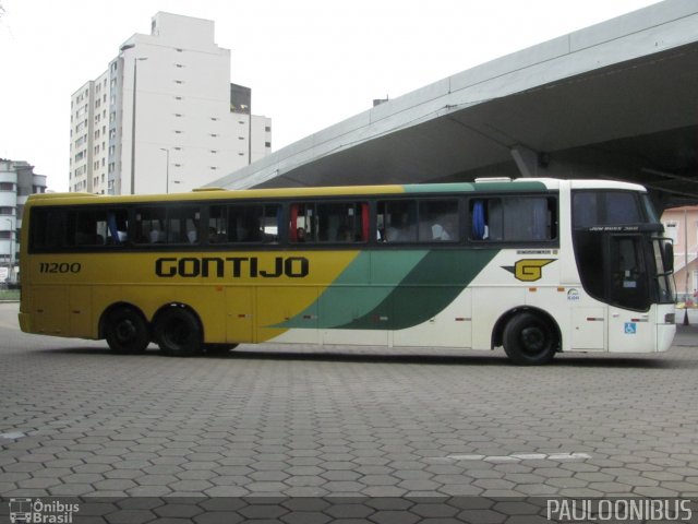 Empresa Gontijo de Transportes 11200 na cidade de Belo Horizonte, Minas Gerais, Brasil, por Paulo Camillo Mendes Maria. Número da foto: #1592166.