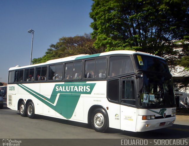 Viação Salutaris e Turismo 13578 na cidade de São Paulo, São Paulo, Brasil, por EDUARDO - SOROCABUS. Número da foto: #1593356.