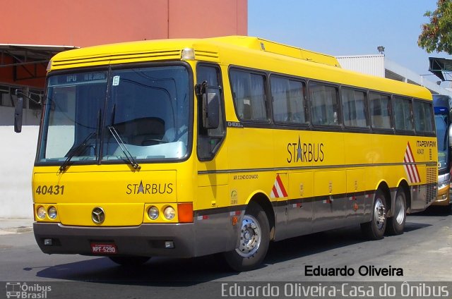 Viação Itapemirim 40431 na cidade de Rio de Janeiro, Rio de Janeiro, Brasil, por Eduardo Oliveira. Número da foto: #1593425.