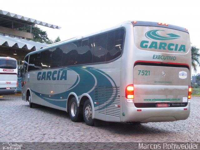 Viação Garcia 7521 na cidade de Americana, São Paulo, Brasil, por Marcos Rohwedder. Número da foto: #1591914.