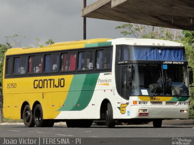 Empresa Gontijo de Transportes 15750 na cidade de Teresina, Piauí, Brasil, por João Victor. Número da foto: #1592584.
