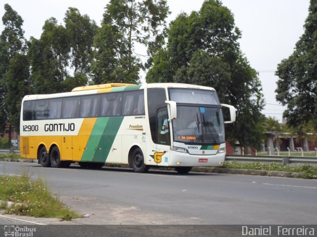 Empresa Gontijo de Transportes 12900 na cidade de Feira de Santana, Bahia, Brasil, por Daniel  Ferreira. Número da foto: #1593618.