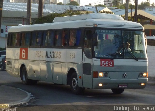 Real Alagoas de Viação 563 na cidade de Maceió, Alagoas, Brasil, por Rodrigo Fonseca. Número da foto: #1593467.