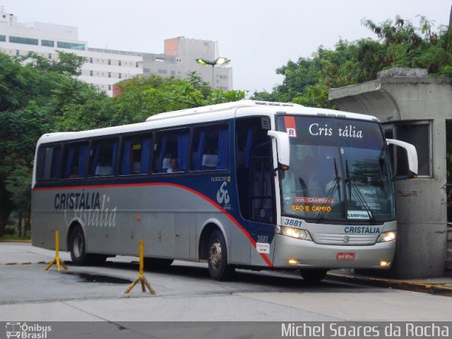 Expresso Cristália 3881 na cidade de São Paulo, São Paulo, Brasil, por Michel Soares da Rocha. Número da foto: #1592885.