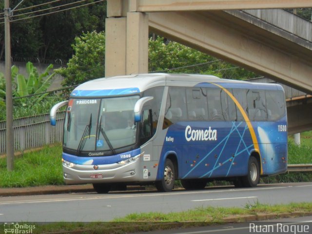 Viação Cometa 11500 na cidade de Americana, São Paulo, Brasil, por Ruan Roque. ID da foto: 1593087.