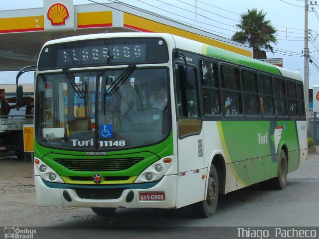 Turi Transportes - Sete Lagoas 11148 na cidade de Sete Lagoas, Minas Gerais, Brasil, por Thiago  Pacheco. Número da foto: #1594643.