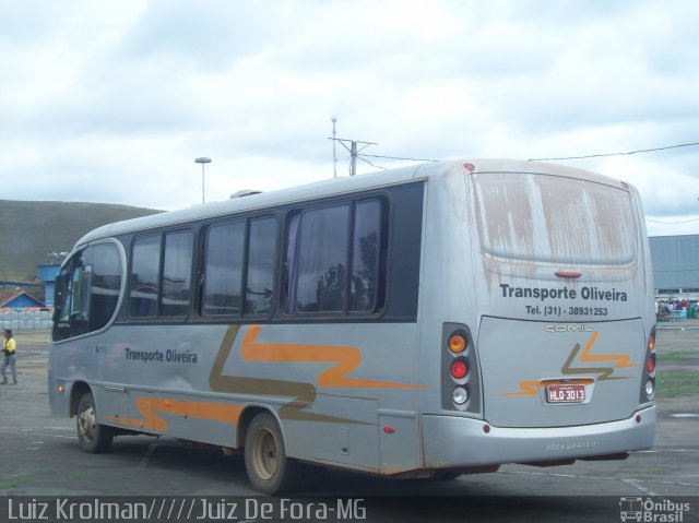 Transporte Oliveira 3013 na cidade de Juiz de Fora, Minas Gerais, Brasil, por Luiz Krolman. Número da foto: #1594454.