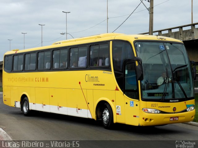 Viação Itapemirim 8221 na cidade de Vitória, Espírito Santo, Brasil, por Lucas Ribeiro de Souza Ferreira. Número da foto: #1595480.