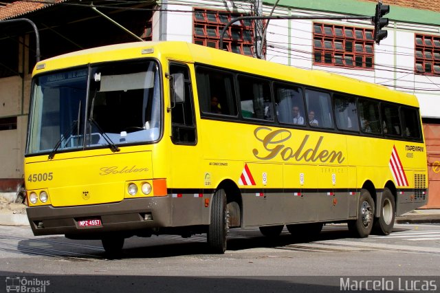 Viação Itapemirim 45005 na cidade de Rio de Janeiro, Rio de Janeiro, Brasil, por Marcelo Lucas. Número da foto: #1595539.