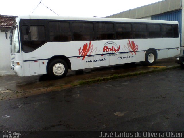 Ônibus Particulares ROBEL na cidade de Mirassol, São Paulo, Brasil, por José Carlos de Oliveira Olsen. Número da foto: #1593685.