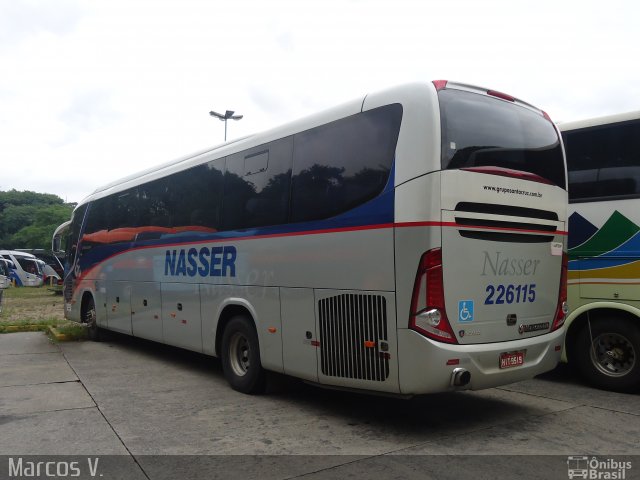 Viação Nasser 226115 na cidade de São Paulo, São Paulo, Brasil, por Marcos Vinícius Vale Silva. Número da foto: #1594353.