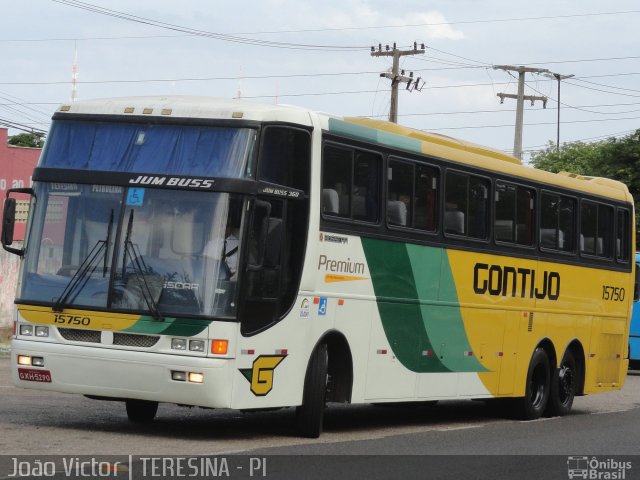 Empresa Gontijo de Transportes 15750 na cidade de Teresina, Piauí, Brasil, por João Victor. Número da foto: #1639695.
