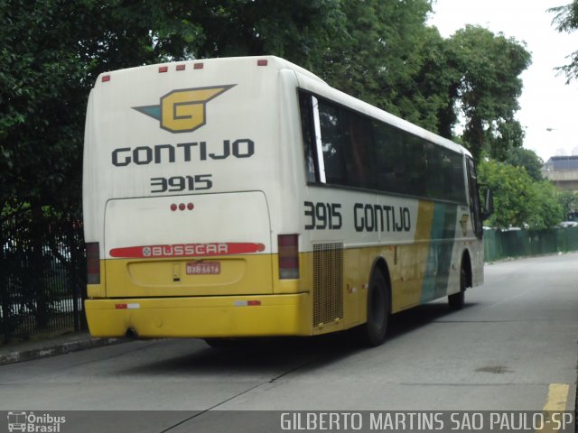 Empresa Gontijo de Transportes 3915 na cidade de São Paulo, São Paulo, Brasil, por Gilberto Martins. ID da foto: 1639806.