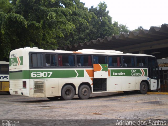 Cia. São Geraldo de Viação 6307 na cidade de Belo Horizonte, Minas Gerais, Brasil, por Adriano dos Santos. ID da foto: 1640105.