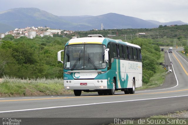 Auto Viação Camurujipe 3031 na cidade de Jequié, Bahia, Brasil, por Rhamir  de Souza Santos. ID da foto: 1639572.