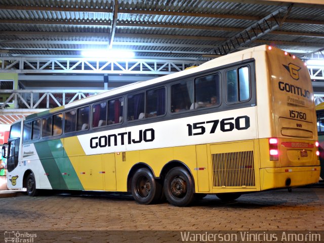 Empresa Gontijo de Transportes 15760 na cidade de Ipatinga, Minas Gerais, Brasil, por Wanderson Vinícius Amorim. ID da foto: 1639752.