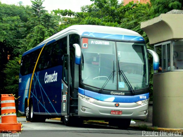 Viação Cometa 10112 na cidade de São Paulo, São Paulo, Brasil, por Paulo Ricardo. Número da foto: #1639916.