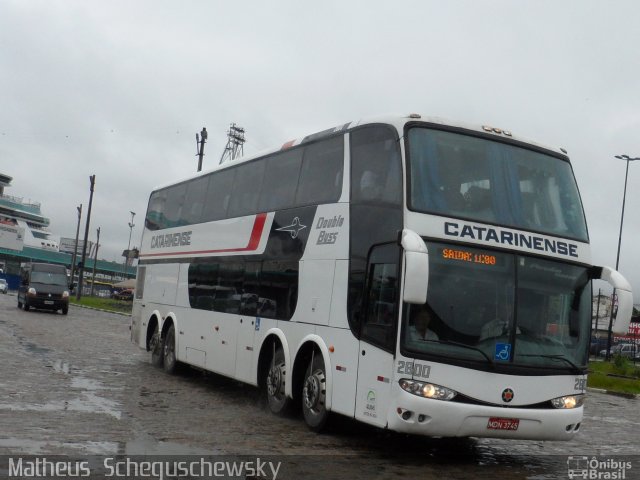 Auto Viação Catarinense 2800 na cidade de Santos, São Paulo, Brasil, por Matheus  Scheguschewsky. Número da foto: #1640426.