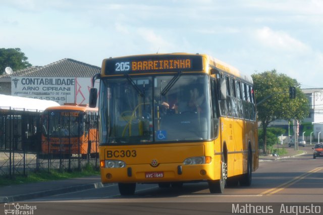 Transporte Coletivo Glória BC303 na cidade de Curitiba, Paraná, Brasil, por Matheus  Augusto. Número da foto: #1640790.