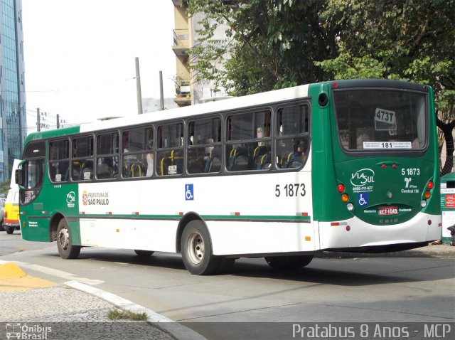 Via Sul Transportes Urbanos 5 1873 na cidade de São Paulo, São Paulo, Brasil, por Cristiano Soares da Silva. Número da foto: #1657592.