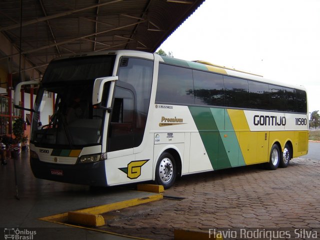Empresa Gontijo de Transportes 11580 na cidade de Luz, Minas Gerais, Brasil, por Flavio Rodrigues Silva. Número da foto: #1658639.