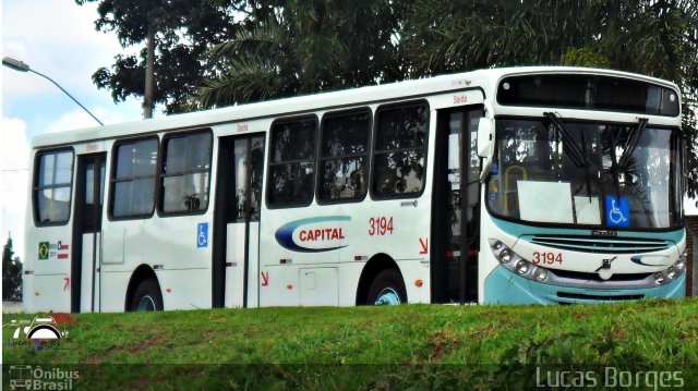 Capital Transportes Urbanos 3194 na cidade de Araxá, Minas Gerais, Brasil, por Lucas Borges . Número da foto: #1657595.
