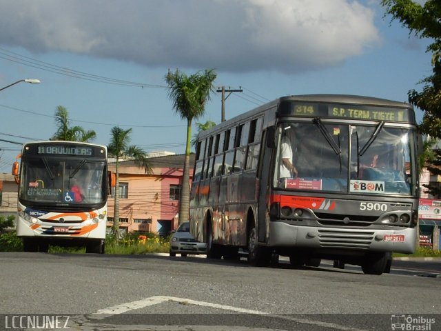 Viação Imigrantes 5900 na cidade de São Bernardo do Campo, São Paulo, Brasil, por Luis Nunez. Número da foto: #1659367.