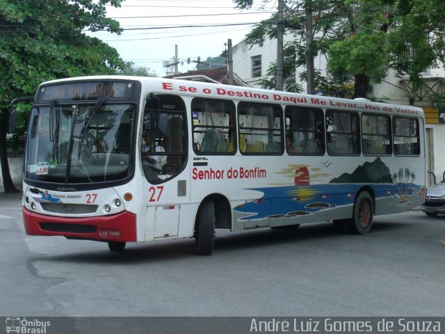 Viação Senhor do Bonfim 27 na cidade de Angra dos Reis, Rio de Janeiro, Brasil, por André Luiz Gomes de Souza. ID da foto: 1661509.